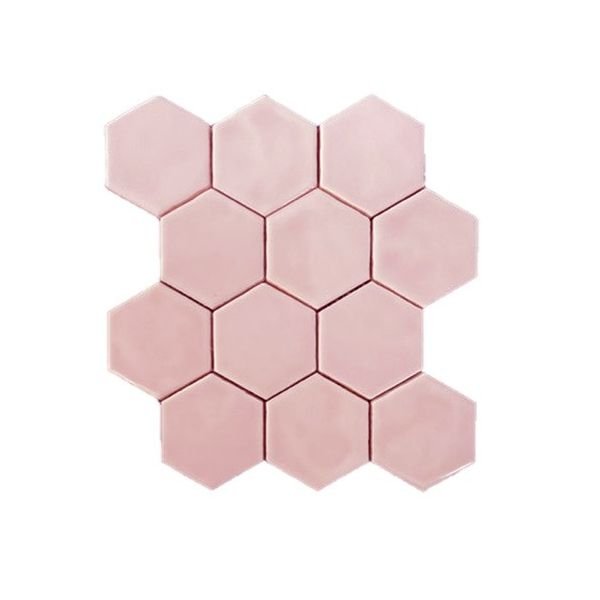 Grandeur Hexagonel 28x30cm Rose Glans (ESMOSA007)