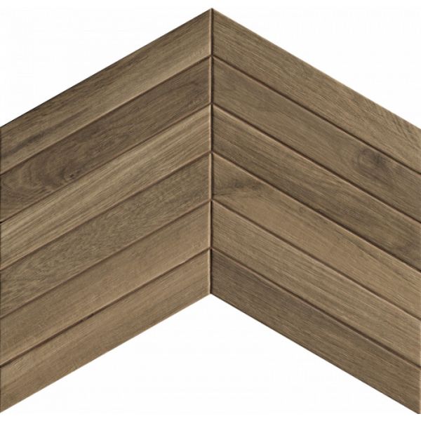 FAP Ceramiche Fapnest Brown Chevron 7,5x45