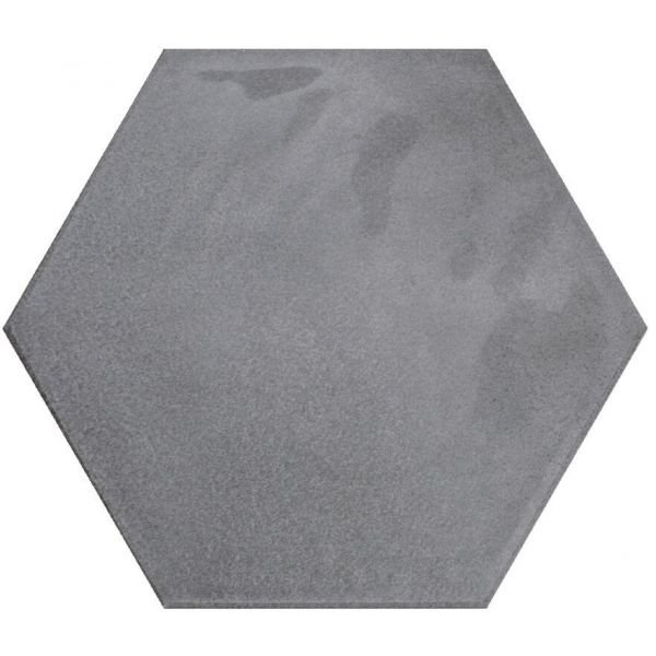 Hexagon Moon Grey glans 16x18