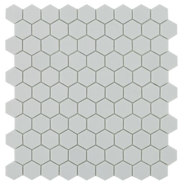 By Goof mozaiek hexagon light grey 3,5x3,5cm
