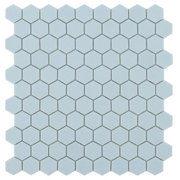 By Goof mozaiek hexagon light blue 3,5x3,5cm