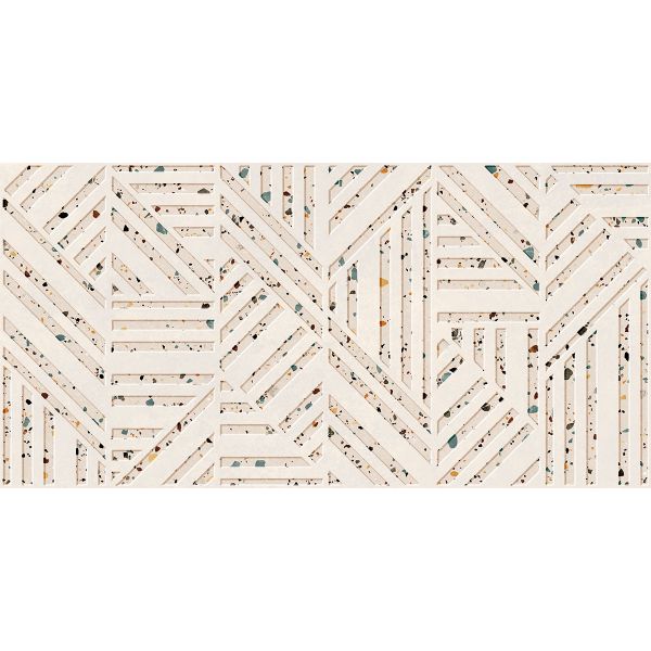 Prissmacer Cerámica Gobi Nude relieve wandtegel 60x120 rett