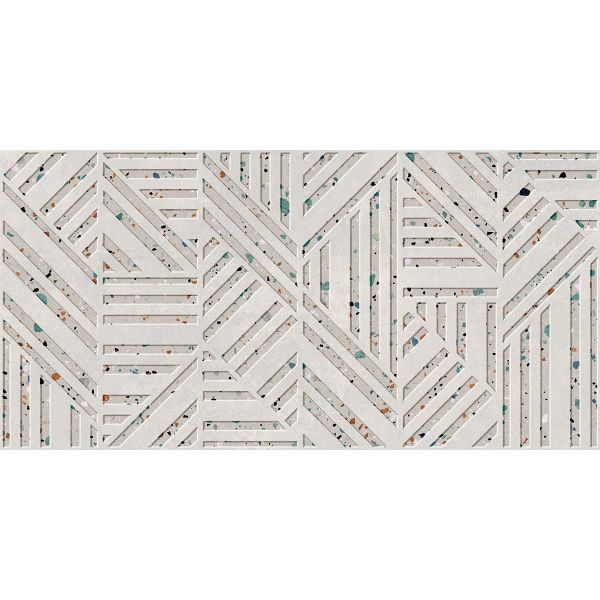Prissmacer Cerámica Gobi Bianco relieve wandtegel 60x120 rett