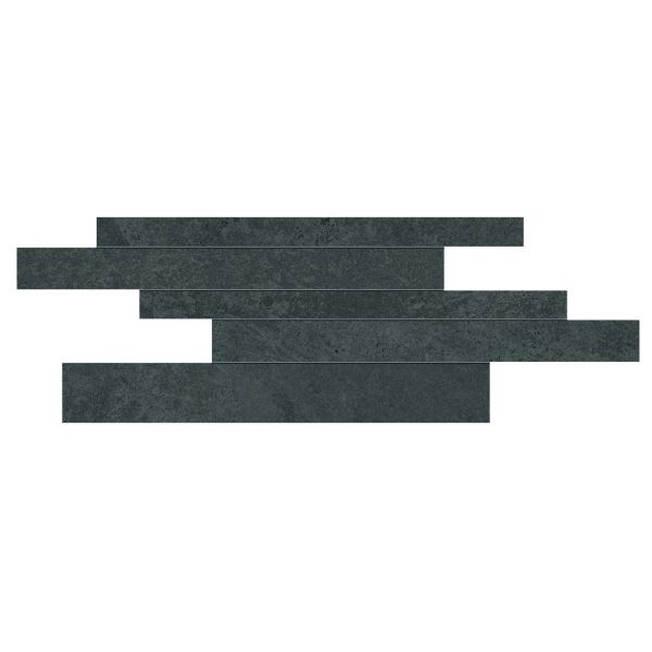 Atlas Concorde Solution Impact Graphite brick stroken op net van 29,5x60 rett