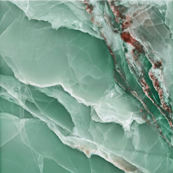 Baldocer Cerámica Onyx Turquoise polished 120x120 rett