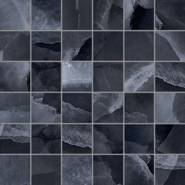 Energieker Onyx ek Black mozaiek pulido 5x5 op net van 30x30