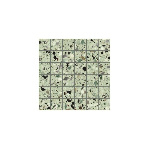 Energieker Medley terrazzo Leaf mozaiek 5x5 op net van 30x30