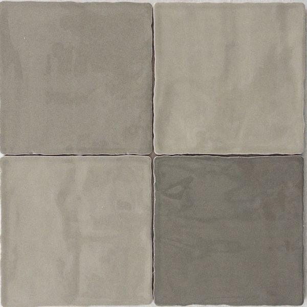 By Goof Moos Taupe glans handvorm 13x13
