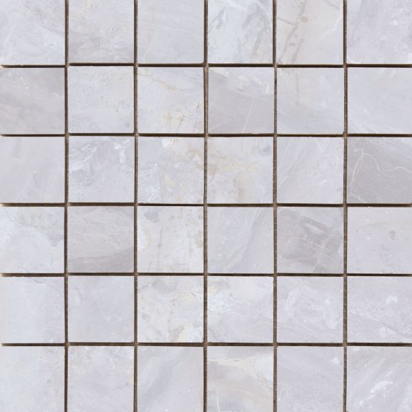 Cifre Cerámica Luxury mozaiek White gepolijst 5x5 op net van 30x30