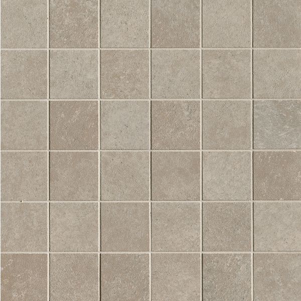 FAP Ceramiche Nobu Grey macro mosaico 5x5 op net van 30x30