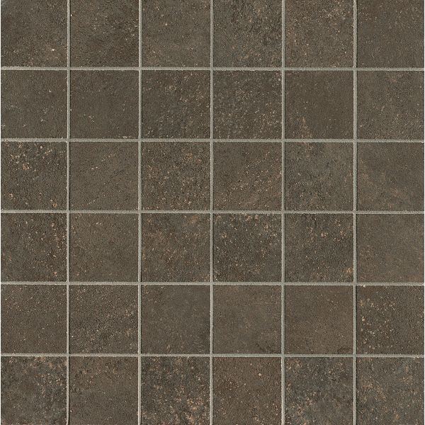 FAP Ceramiche Nobu Cocoa macro mosaico 5x5 op net van 30x30
