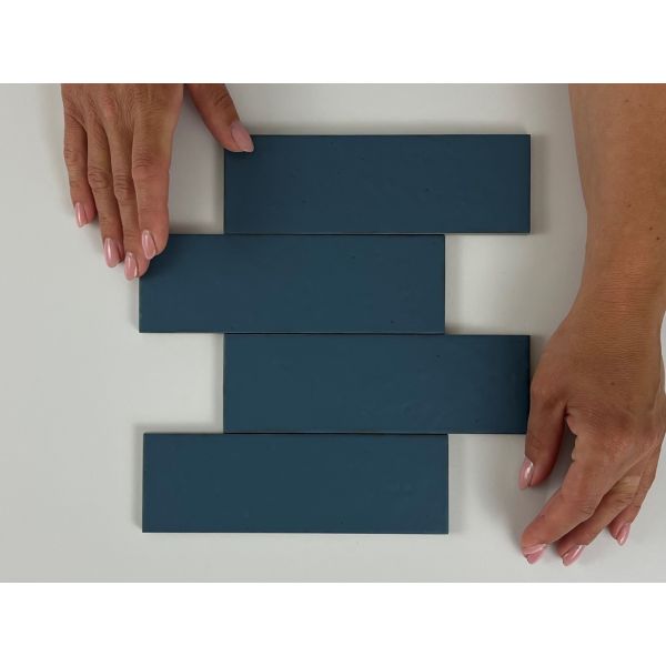 Equipe Cerámicas  Kalma Deep Blue mat 6x18,6 mat