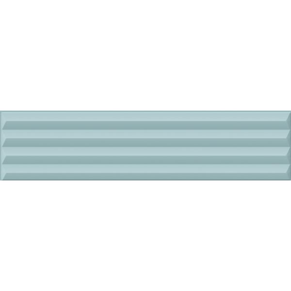Ceramica Rondine Volume Light Blue Pyramid mat 6x25