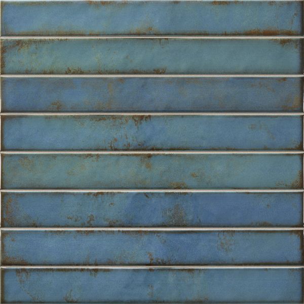 La Platera Cerámica Brick Raku Turquoise mozaiektegel 35x35cm