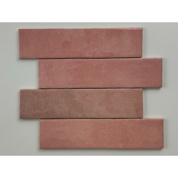 Equipe Cerámicas Trend tegels roze glans 6x24,6