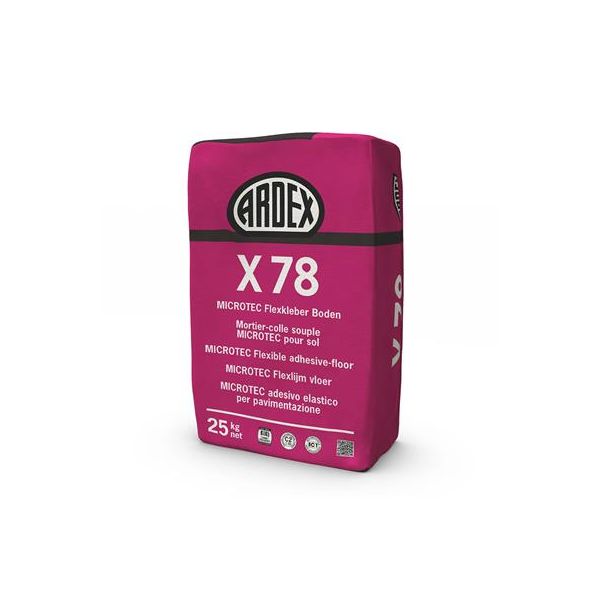 Ardex X 78 MICROTEC Flexlijm, vloer à 25 Kg