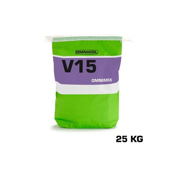 Omnicol Omnimix V15 à 25 Kg Universele vloer-egalisatiemortel