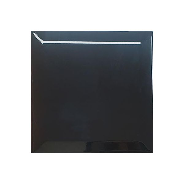 Steenbok Metro Zwart Glans 10x10 Eindstuk
