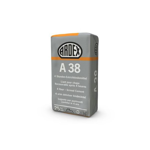 Ardex A 38 4 uren dekvloer-bindmiddel à 25 Kg
