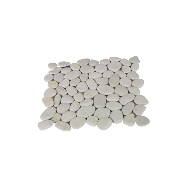 Kerastone Wit Pebbles 30x30