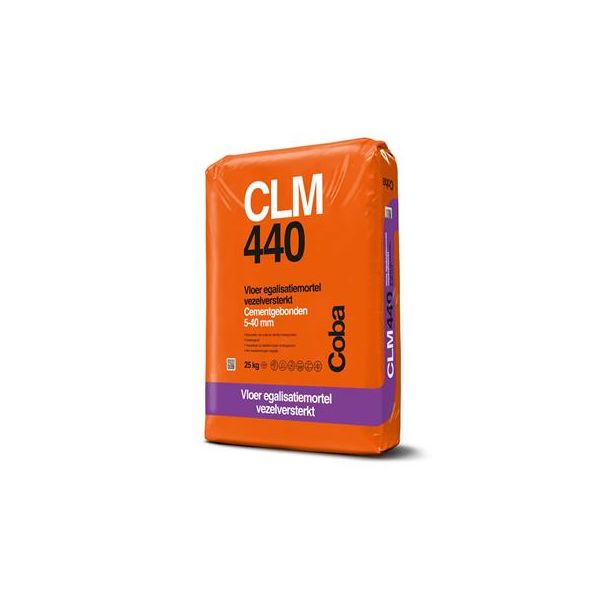 Coba CLM 440 Uitvlakmortel à 25 Kg Lichtgewicht 2-20 mm (renovatie)