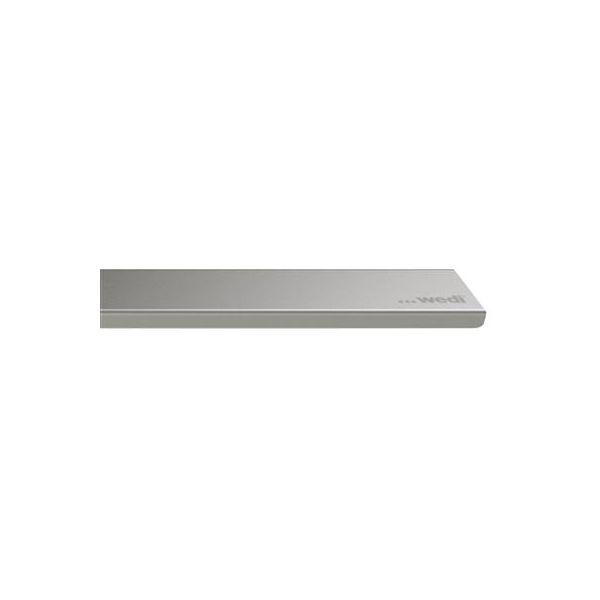 Wedi Fundo RVS Gootrooster voor 80cm goot geborsteld 6768 00 008