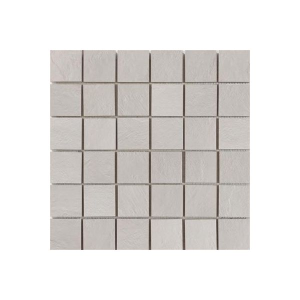 Ecoceramic Newton White Natural 5x5 30x30