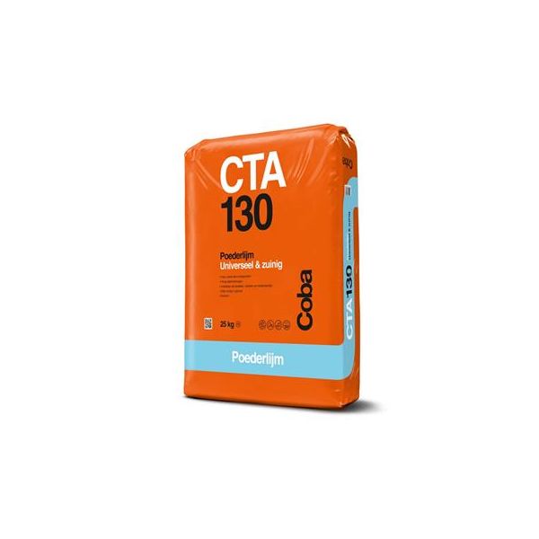 Coba CTA 130 poederlijm zuinige Grijs à 25 Kg