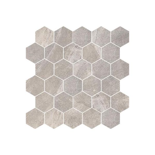 Durstone Mustang Grey Natural 26,5x30,5 Hexagon Mosaico