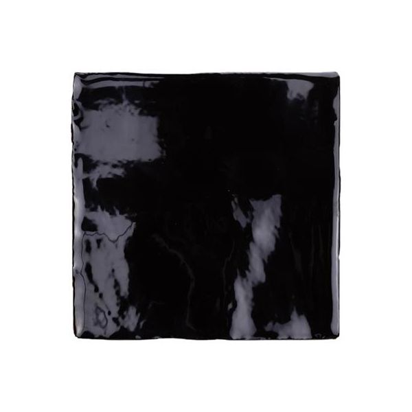 Steenbok Rustic Handmade Black Glossy 13x13
