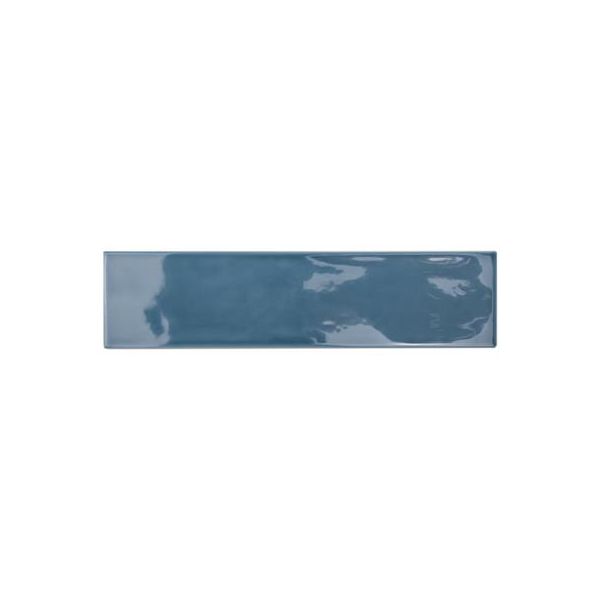 Steenbok Rustic Stripe Dark Blue Glossy 7,5x30