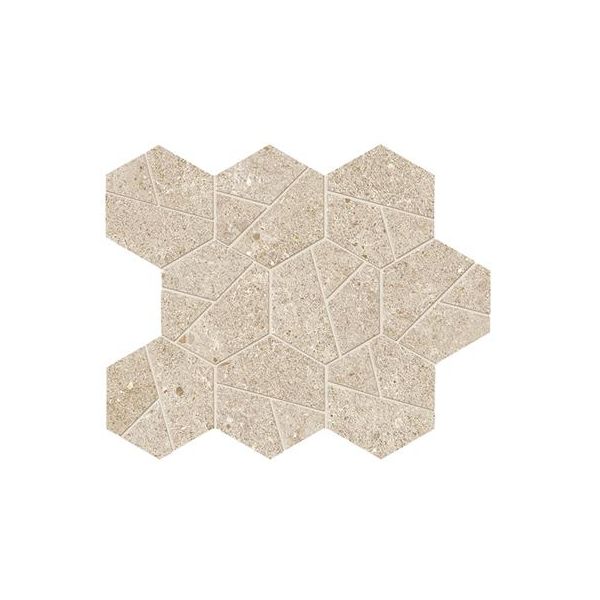 Atlas Concorde Boost Stone Cream Matt 25x28,5 Mosaico Hex