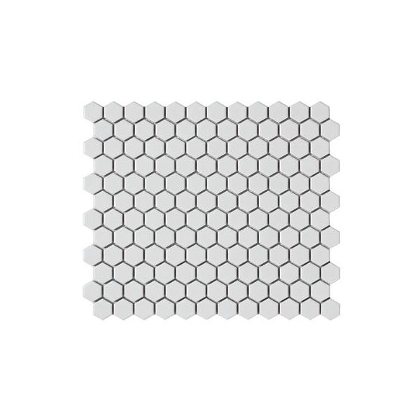 Intermatex Tech Hexagon White Matt 26x30