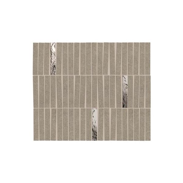 Atlas Concorde Boost Mineral Grey Matt 1,5x9,6 35x29,2 Mosaico Domino Lux