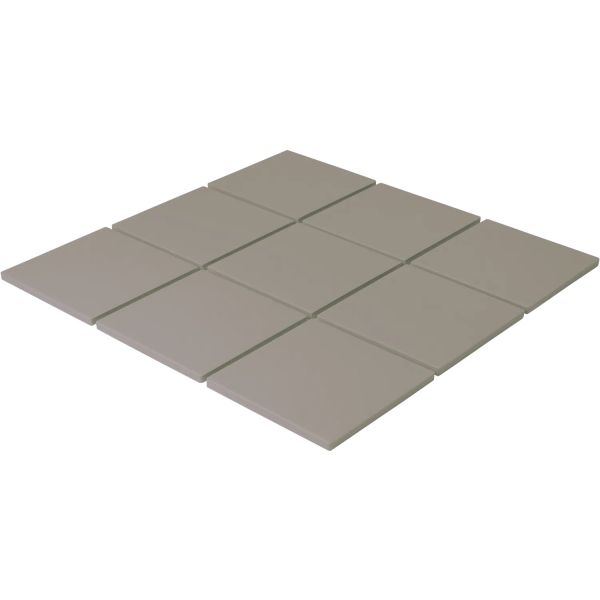 THE MOSAIC FACTORY London Vierkant Grey Matt