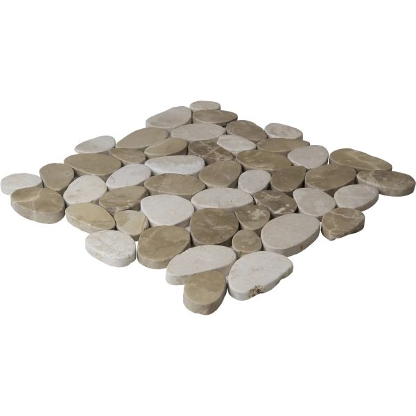 THE MOSAIC FACTORY Natural Stone Organisch Brown Mix Matt