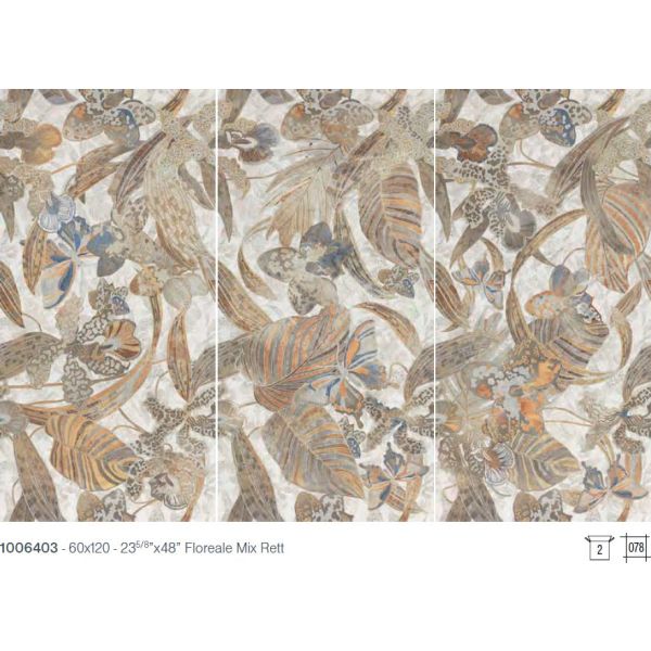 Isla Terracruda 60x120 Floreale Mix Ret