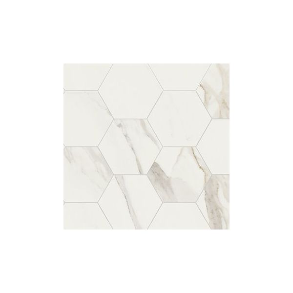 Caesar Anima 28,5x33 Esago Calacat Luc Ret