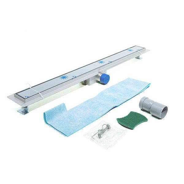 Portelo Drain 7x80cm Rvs (33.4273.)