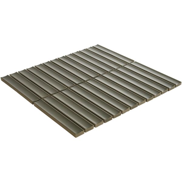 The Mosaic Factory Sevilla mozaïektegel 29.6X29.9cm Army green Mat (SEF20555) - Rechthoek