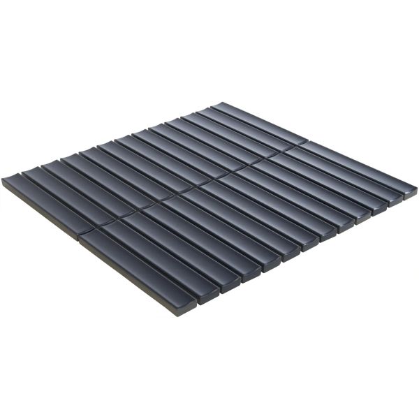 The Mosaic Factory Sevilla mozaïektegel 29.6X29.9cm Navy Blue Mat (SEF20725) - Rechthoek