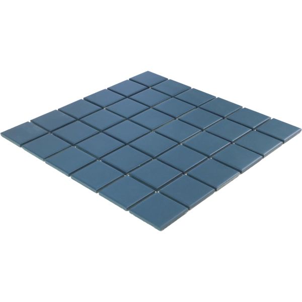 THE MOSAIC FACTORY Patterns Vierkant Navy Blue Matt