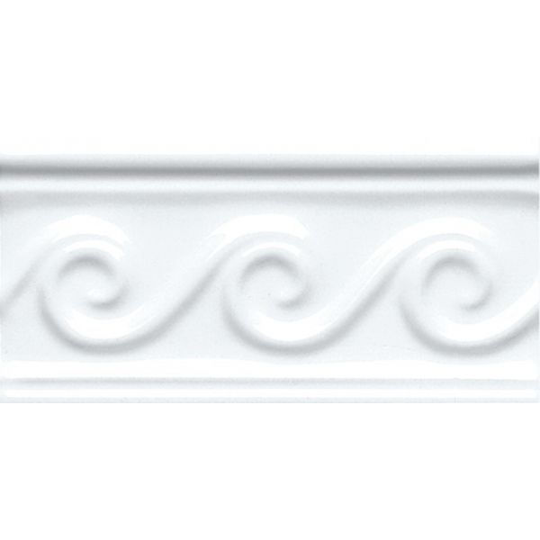 Adex Neri Relieve Olas 7,5x15 Blanco Z