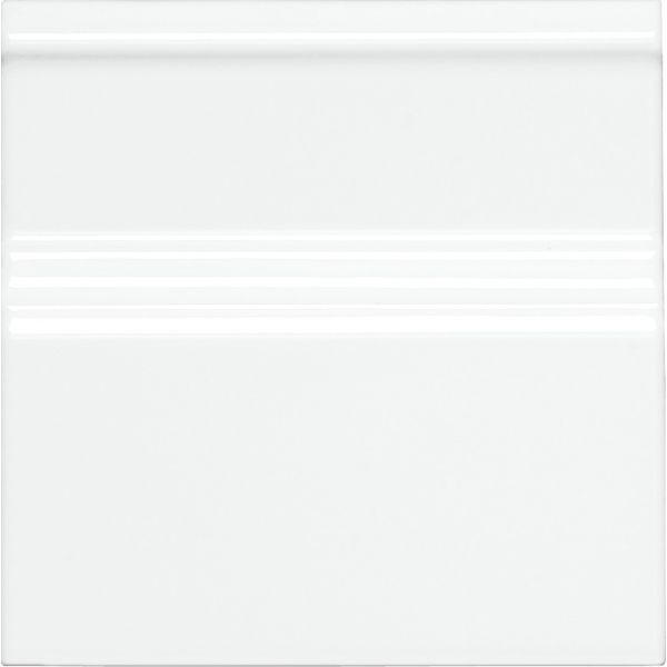 Adex Neri Rodapie Clasico 15x15 Blanco Z