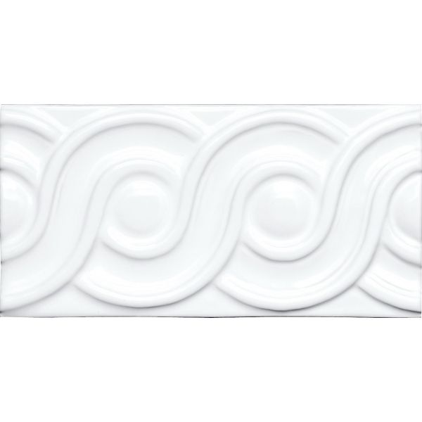 Adex Neri Relieve Clasico Blanco Z 7,5x15