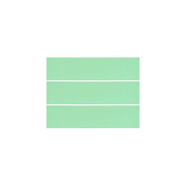 Sottocer Flow 10x40x0,9cm Groen mat SCF1040AG