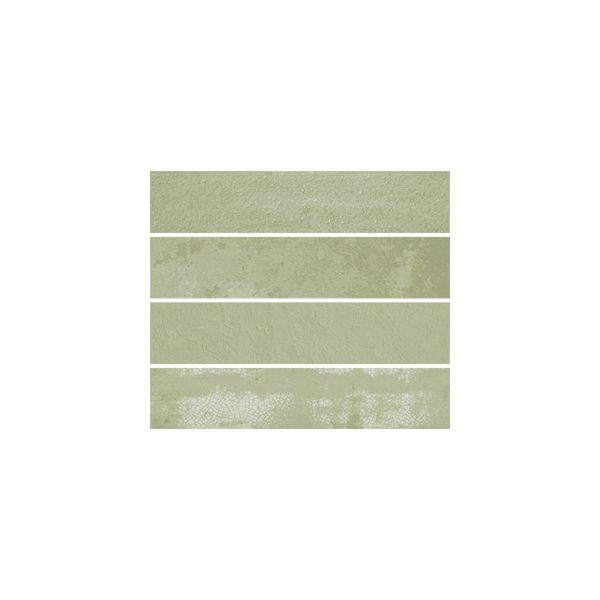 Sottocer Fusion 5x25x0,9cm Groen mat SCF525SA