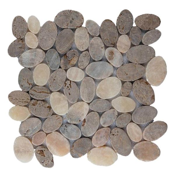 Stabigo Oval 30x30cm Bruin mat 11122