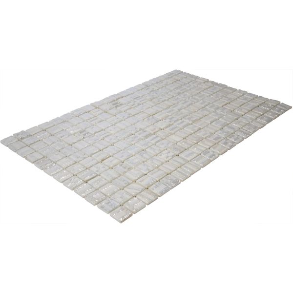 THE MOSAIC FACTORY Valencia Vierkant 3D Icy Pearl Glossy
