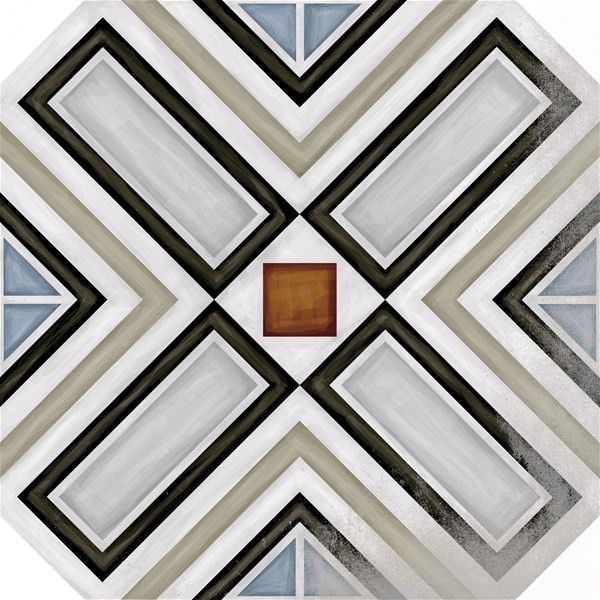 Vives Vodevil Octogon Ritter Multi. 20x20